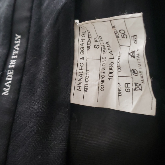 Iannalfo & Sgariglia linea Sartoriale dark grey suit 42 R. - Picture 9 of 12